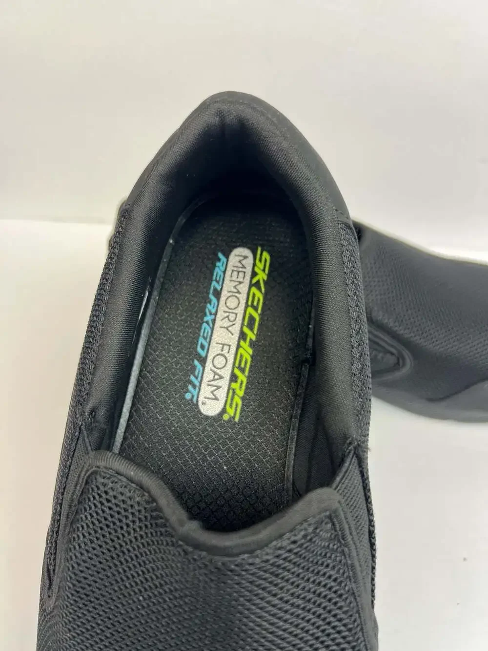 Skechers Relaxed Fit Equalizer Persistent Slip-On Sneakers - Black - Size 12